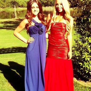 Blue prom dress size 4